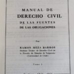 Manual de Derecho Civil de las fuentes de las Obligaciones Tomo I y II