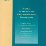 Manual de Legislación sobre Copropiedad Inmobiliaria