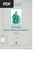 El Estudio de Títulos de Dominio - 2 Tomos