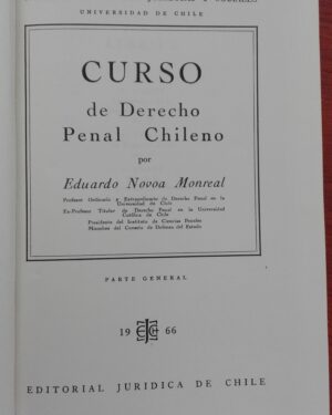 Curso de Derecho Penal Chileno  Tomo II ( USADO)