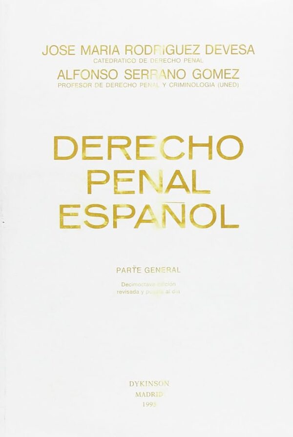 Derecho Penal Español: Parte General - Imagen 2