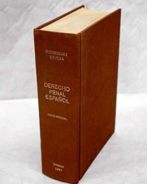 Derecho Penal Español: Parte General