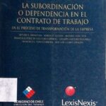 La Subordinación o Dependencia en el Contrato de Trabajo ( usado)