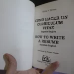 COMO HACER UN CURRÍCULUM VITAE