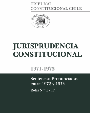 JURISPRUDENCIA CONSTITUCIONAL, 1971-1973