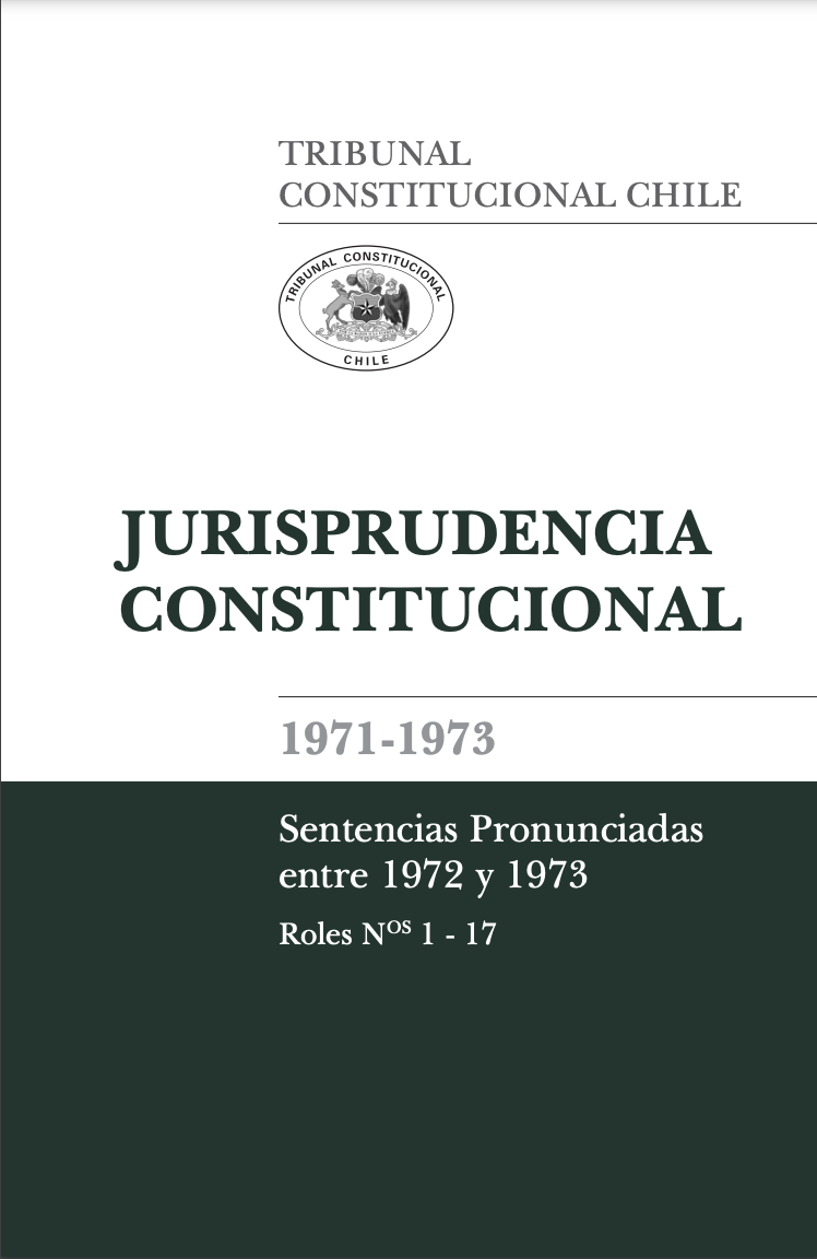 JURISPRUDENCIA CONSTITUCIONAL, 1971-1973