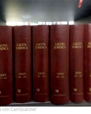 GACETA  JURÍDICA- Años- 2001 -2002 - 2003- 2004 ( 15 tomo)