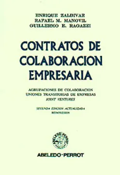 Contratos De Colaboración Empresaria. Agrupaciones Colaboracion