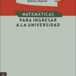 Matemáticas Para Ingresar A La Universidad