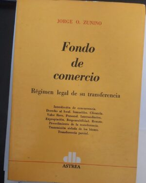 FONDO DE COMERCIO- Régimen Legal de su Transferencia