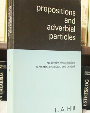 Prepositions and adverbial particles