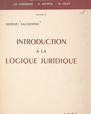 Introduction a la Logique Juridique