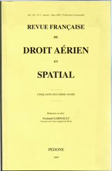 Revue Française de Droit Aérien et Spatial