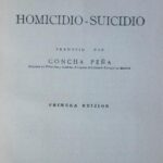 HOMICIDIO Y SUICIDIO