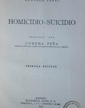 HOMICIDIO Y SUICIDIO