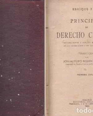 PRINCIPIOS DE DERECHO CRIMINAL - DELINCUENTE Y DELITO DE LA CIENCIA