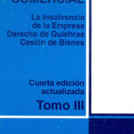 Derecho comercial. Tomo III