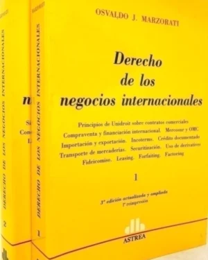 Derecho De Los Negocios Internacionales- 2 Tomos