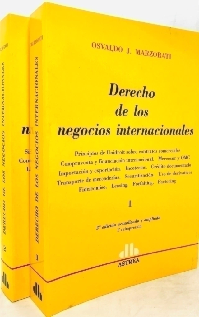 Derecho De Los Negocios Internacionales- 2 Tomos