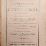 Comentarios Científico-Prácticos al Código Penal de 1870