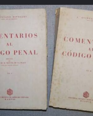 Comentarios al Código Penal, Volumen I - II