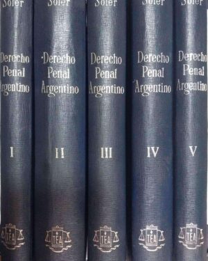 DERECHO PENAL CHILENO  - 5 Tomos