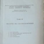 Curso de Derecho Civil. Tomo IV: Fuentes de las Obligaciones