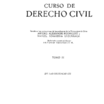 CURSO DE DERECHO CIVIL - TOMO III - DE LAS OBLIGACIONES