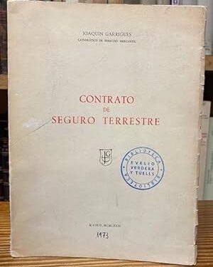 Sobre Contrato de Seguro Terrestre
