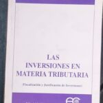Las inversiones en materia tributaria