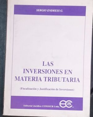 Las inversiones en materia tributaria