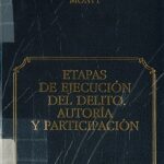 Etapas de ejecución del delito, autoría y participación