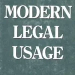 A Dictionary of Modern Legal Usage
