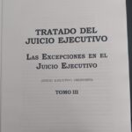 TRATADO DEL JUICIO EJECUTIVO- Tomo III