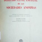 Derecho penal especial de las sociedades anónimas