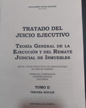 TRATADO DEL JUICIO EJECUTIVO - Tomo-II